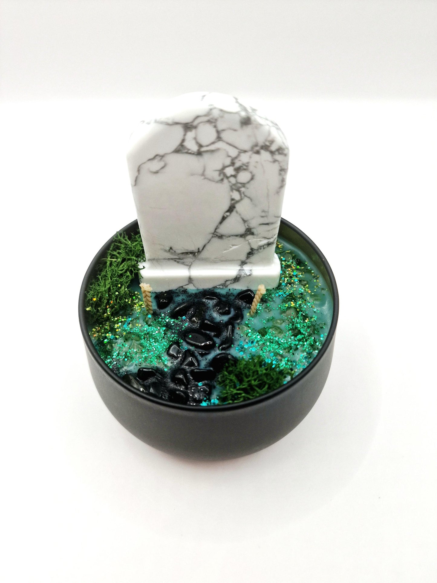 ANCESTORS OFFERING (Howlite Version) Candle