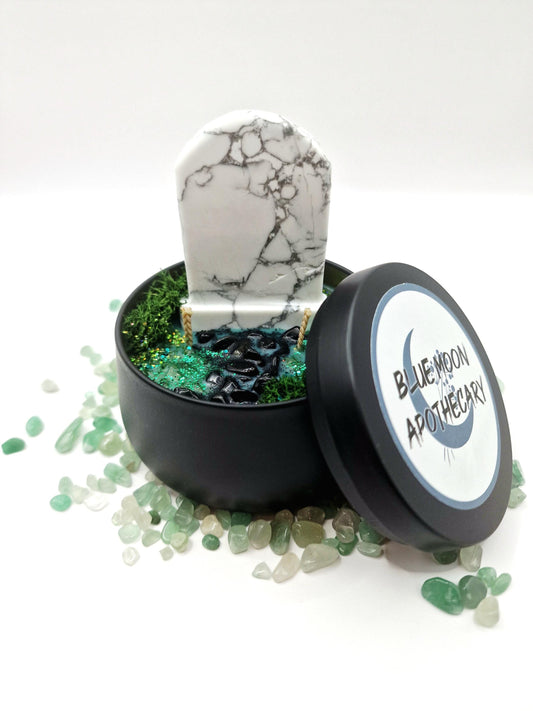 ANCESTORS OFFERING (Howlite Version) Candle