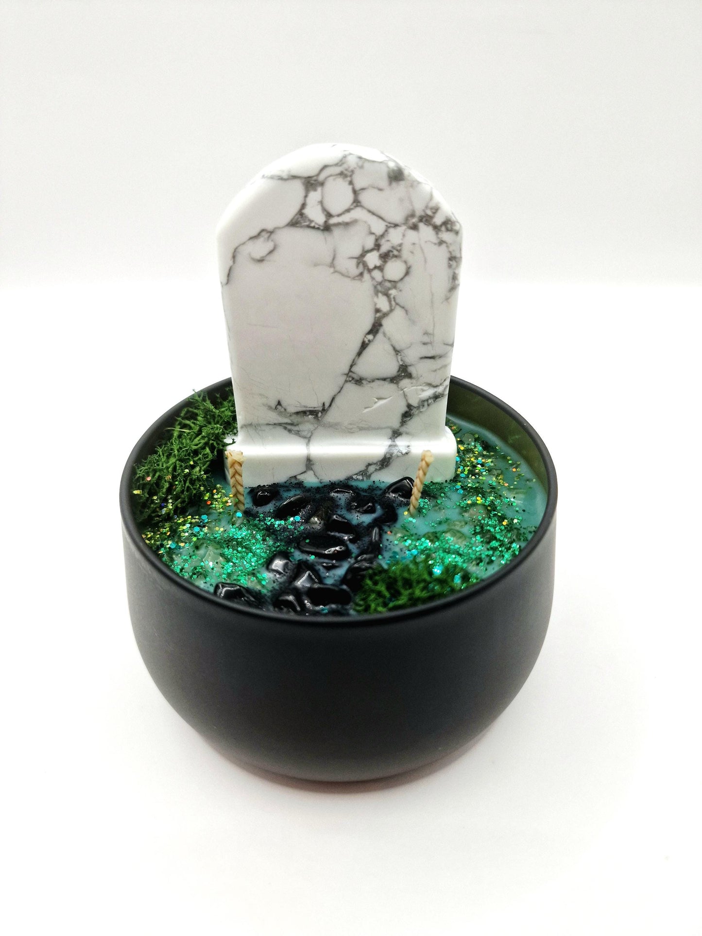 ANCESTORS OFFERING (Howlite Version) Candle