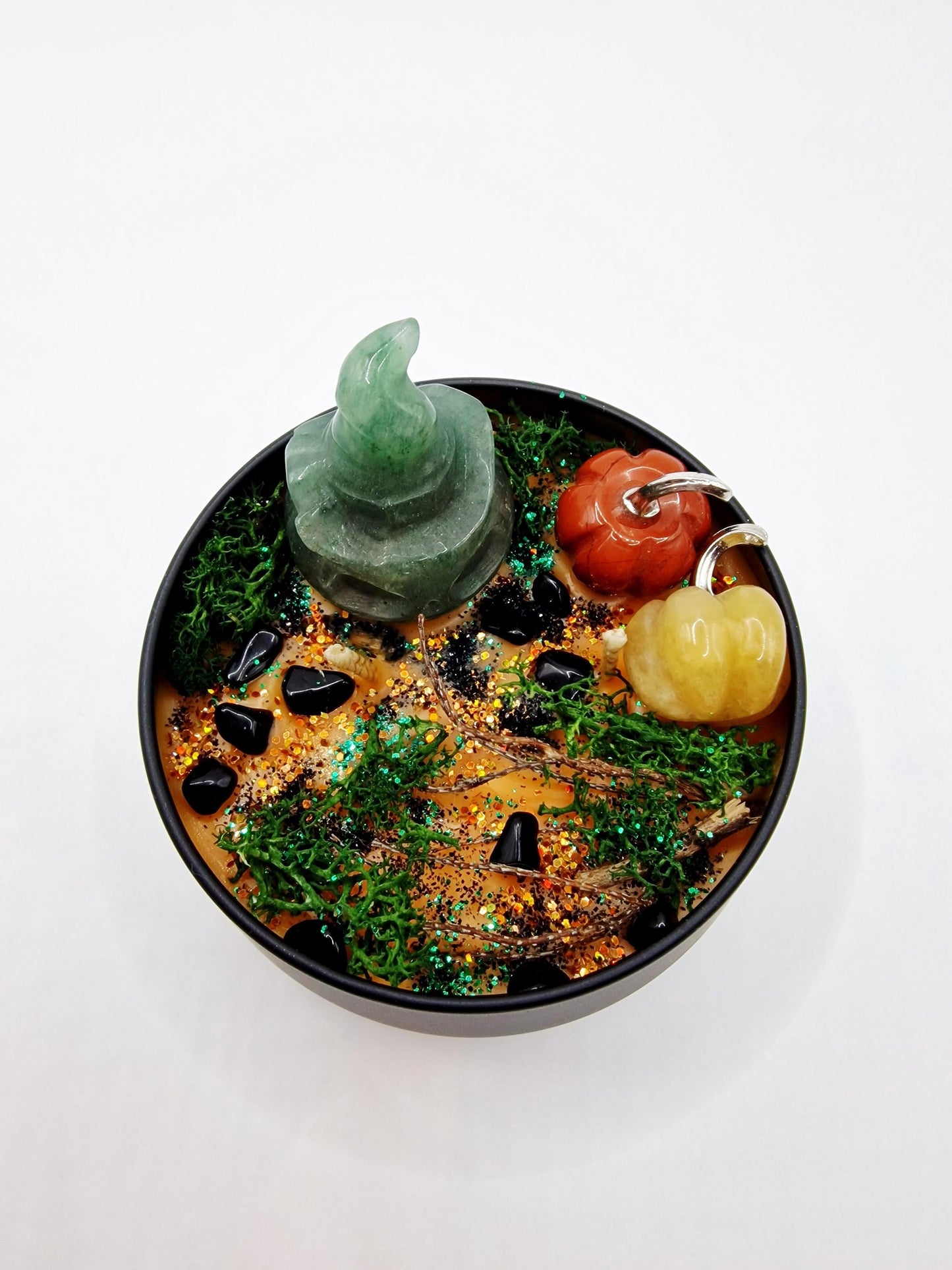 SAMHAIN BLESSINGS Candle (Green Aventurine Version)